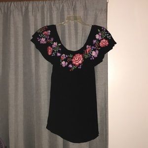 Black Off The Shoulder Dress